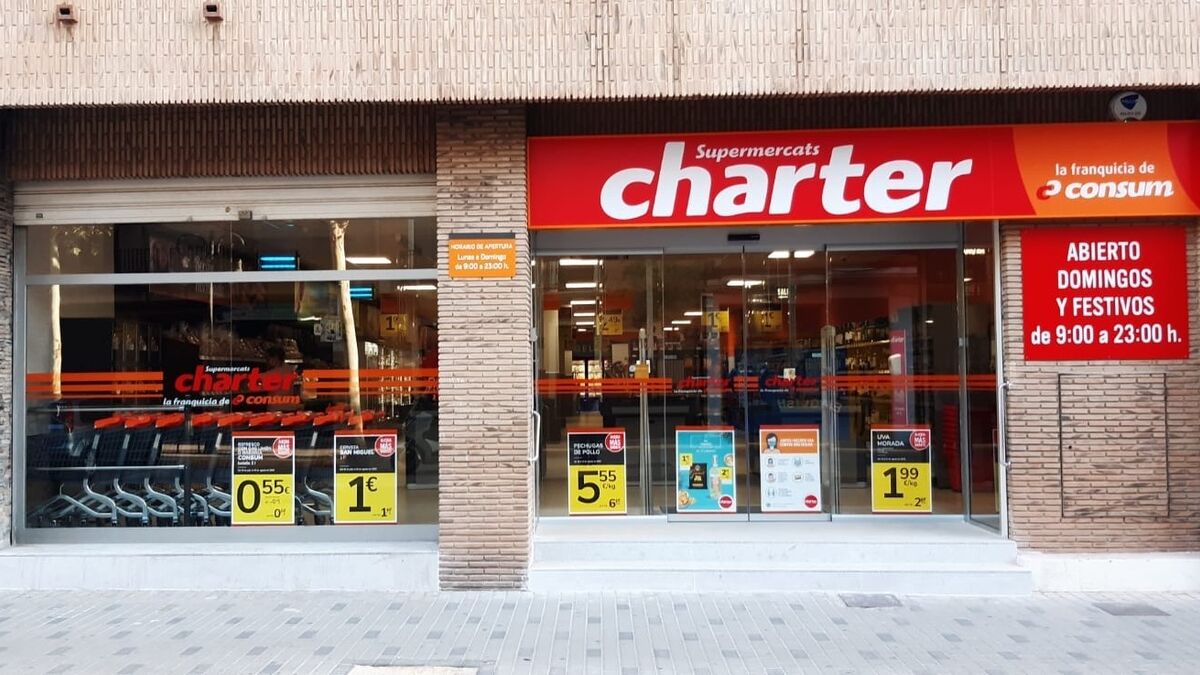 Charter, la franquicia de Consum, alcanza los 330 supermercados en España