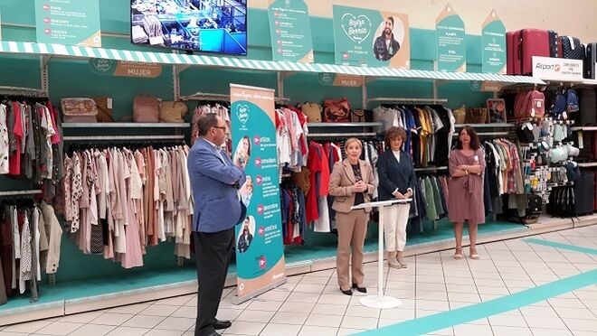 limpiador Geometría Largo Alcampo abre su primer corner de ropa de segunda mano de Euskadi